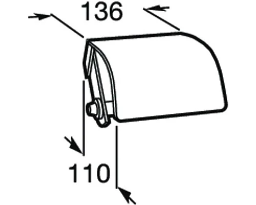 Заказать Держатель туалетной бумаги Roca Hotels Classic 815437001 в магазине сантехники Santeh-Crystal.ru
