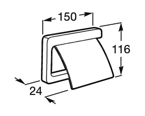 Заказать Держатель туалетной бумаги Roca Tempo 817033022 в магазине сантехники Santeh-Crystal.ru