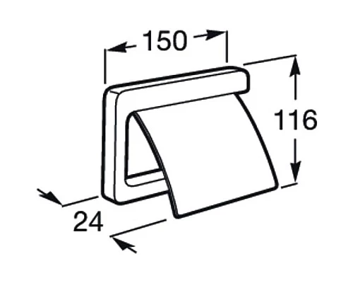 Приобрести Держатель туалетной бумаги Roca Tempo 817033001 в магазине сантехники Santeh-Crystal.ru