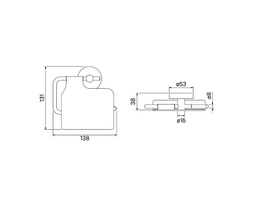 Заказать Держатель туалетной бумаги IDDIS Sena SENSSC0i43 в магазине сантехники Santeh-Crystal.ru
