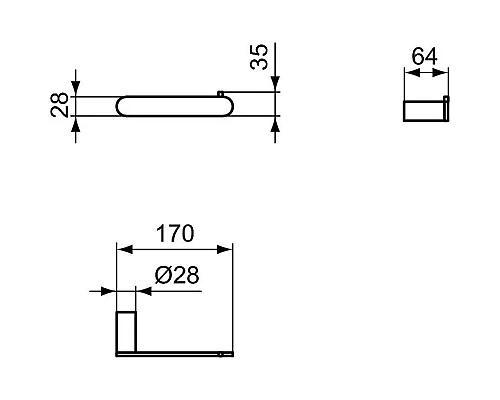 Заказать Держатель туалетной бумаги Ideal Standard Conca T4497AA в магазине сантехники Santeh-Crystal.ru