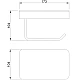 Заказать Держатель туалетной бумаги Abber Westen AA1730 в магазине сантехники Santeh-Crystal.ru