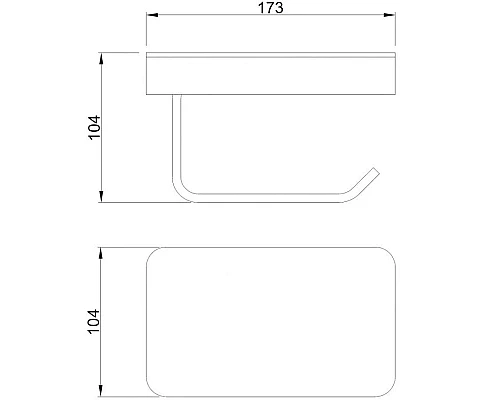 Заказать Держатель туалетной бумаги Abber Westen AA1730G в магазине сантехники Santeh-Crystal.ru
