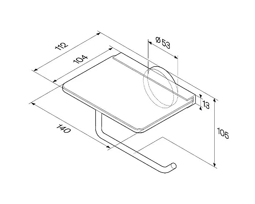 Приобрести Держатель туалетной бумаги Am.Pm X-Joy A85A341522 в магазине сантехники Santeh-Crystal.ru