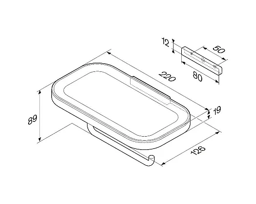 Заказать Держатель туалетной бумаги Am.Pm Func A8F341422 в магазине сантехники Santeh-Crystal.ru