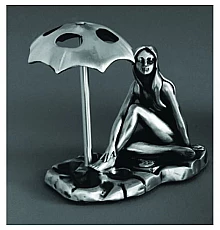 Держатель зубных щеток настольный серебро Art&Max Juno AM-0071B-T