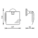 Держатель туалетной бумаги AltroBagno Corposo AltroBagnoCorposo080911Or