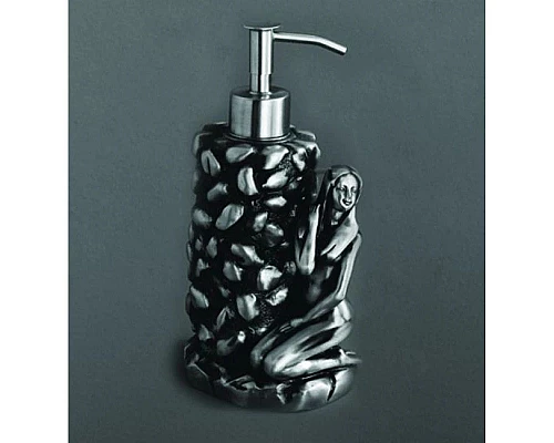 Купить Дозатор жидкого мыла настольный серебро Art&Max Juno AM-0071A-T в магазине сантехники Santeh-Crystal.ru