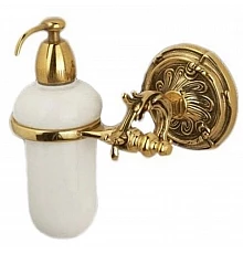 Дозатор жидкого мыла с держателем античное золото Art&Max Barocco AM-1788-Do-Ant