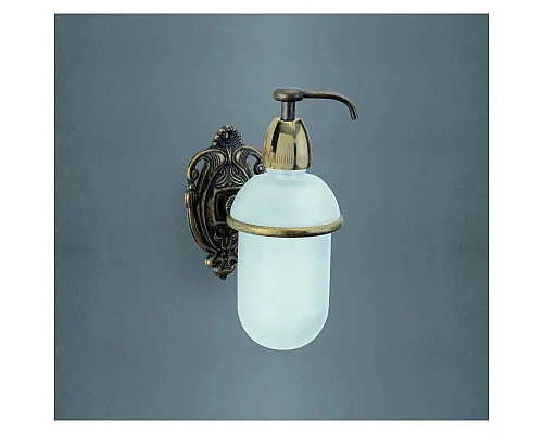 Приобрести Дозатор жидкого мыла с держателем бронза Art&Max Impero AM-1705-Br в магазине сантехники Santeh-Crystal.ru