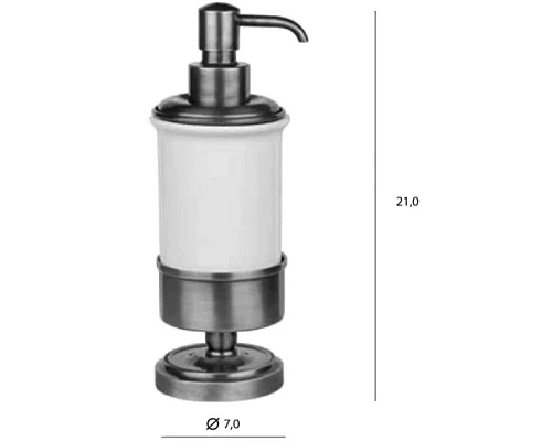 Заказать Дозатор жидкого мыла хром Tiffany World Bristol TWBR180cr в магазине сантехники Santeh-Crystal.ru