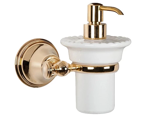 Приобрести Дозатор жидкого мыла золото Tiffany World Harmony TWHA108oro в магазине сантехники Santeh-Crystal.ru