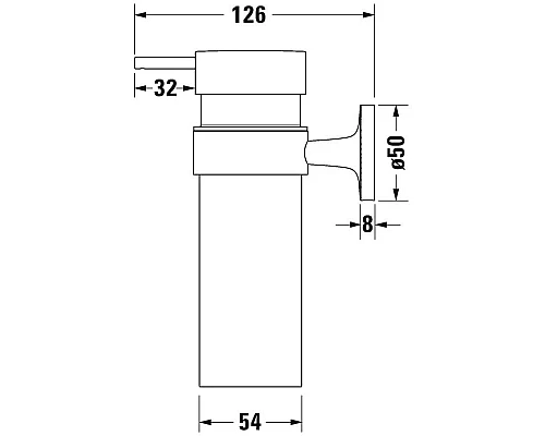 Купить Дозатор Duravit Starck T 0099351000 в магазине сантехники Santeh-Crystal.ru