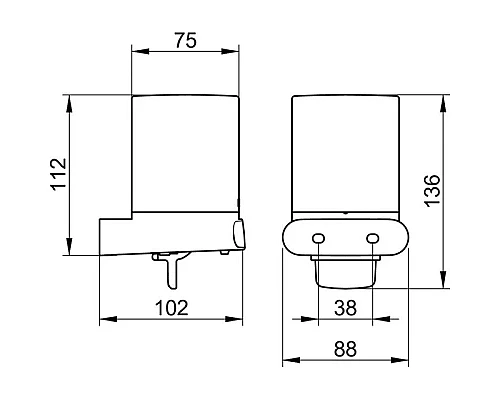 Купить Дозатор 180 мл KEUCO Elegance New 11652010100 в магазине сантехники Santeh-Crystal.ru