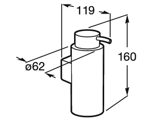 Приобрести Дозатор Roca Superinox 817301002 в магазине сантехники Santeh-Crystal.ru