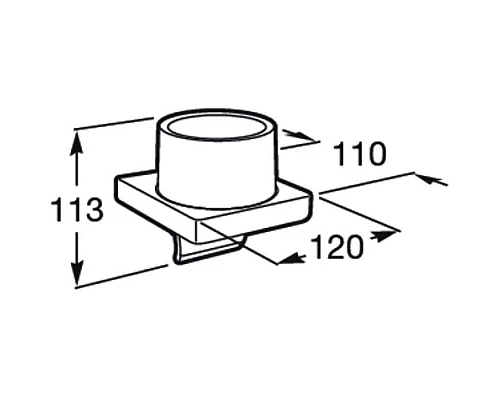 Приобрести Дозатор Roca Tempo 817037001 в магазине сантехники Santeh-Crystal.ru