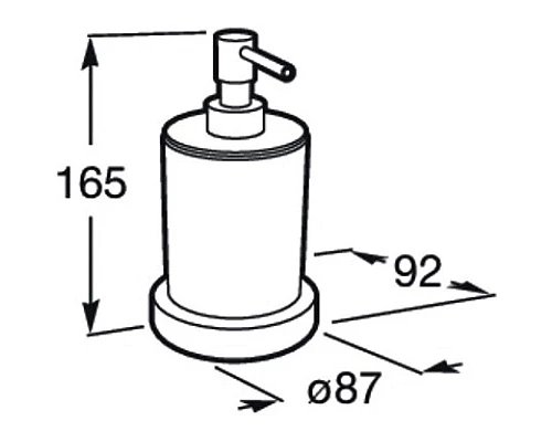 Купить Дозатор Roca Tempo 817026022 в магазине сантехники Santeh-Crystal.ru