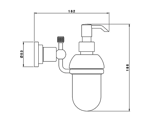 Приобрести Дозатор Nicolazzi Arena 1489CR44 в магазине сантехники Santeh-Crystal.ru