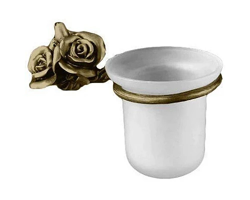 Приобрести Ершик для унитаза бронза Art&Max Rose AM-0911-B в магазине сантехники Santeh-Crystal.ru