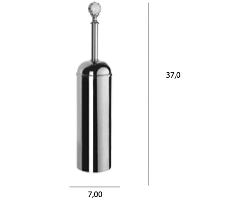 Заказать Ерш напольный бронза Tiffany World Crystal TWCR020br-sw в магазине сантехники Santeh-Crystal.ru