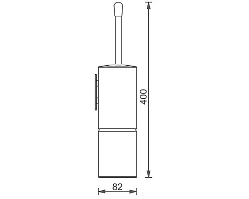 Заказать Туалетный ёршик подвесной Aquanet 00195653 в магазине сантехники Santeh-Crystal.ru