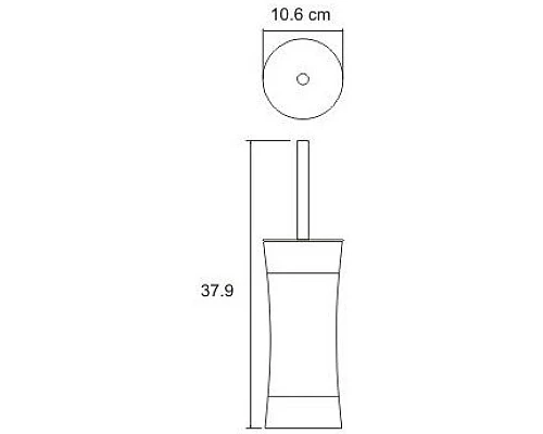 Купить Ёршик WasserKRAFT Wern K-7527 в магазине сантехники Santeh-Crystal.ru