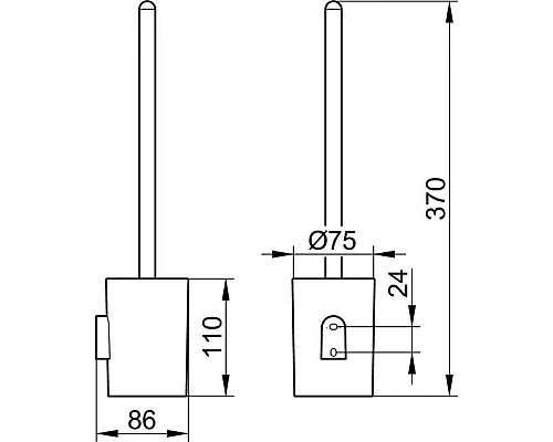 Заказать Ёршик KEUCO Smart.2 14764010100 в магазине сантехники Santeh-Crystal.ru
