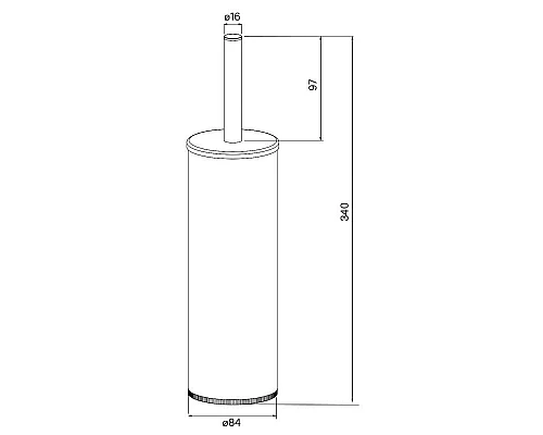 Купить Ёршик IDDIS BRUBL0i47 в магазине сантехники Santeh-Crystal.ru