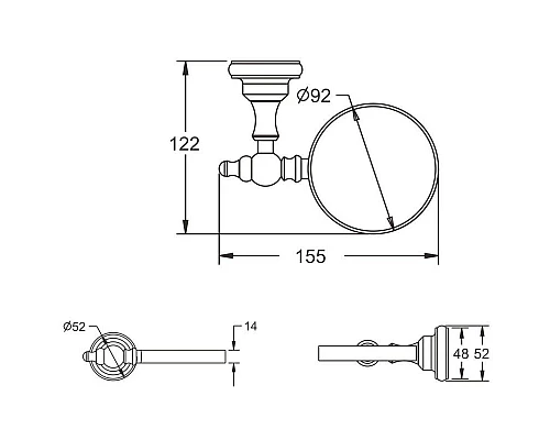 Заказать Ёршик Rose RG1100Q в магазине сантехники Santeh-Crystal.ru