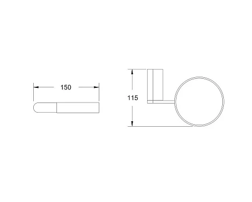 Купить Ёршик Rose RG1700 в магазине сантехники Santeh-Crystal.ru