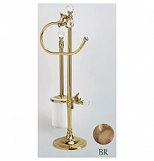 Комплект для туалета бронза Art&Max Barocco Crystal AM-1948-Br-C