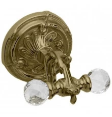 Крючок двойной бронза Art&Max Barocco Crystal AM-1784-Br-C