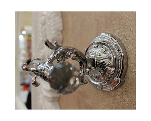 Заказать Крючок двойной хром Art&Max Barocco Crystal AM-1784-Cr-C в магазине сантехники Santeh-Crystal.ru