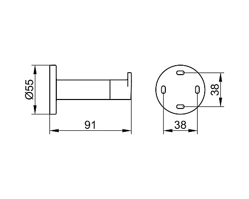 Заказать Крючок KEUCO Plan 14911370000 в магазине сантехники Santeh-Crystal.ru
