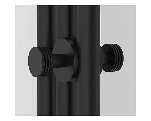 Купить Крючок двойной черный матовый Сунержа Каньон 31-2010-0004 в магазине сантехники Santeh-Crystal.ru