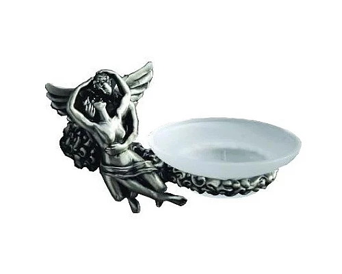 Заказать Мыльница с держателем серебро Art&Max Romantic AM-0815-T в магазине сантехники Santeh-Crystal.ru
