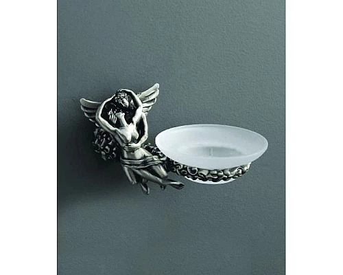 Заказать Мыльница с держателем серебро Art&Max Romantic AM-0815-T в магазине сантехники Santeh-Crystal.ru
