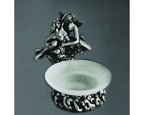 Заказать Мыльница настольная серебро Art&Max Romantic AM-0081C-T в магазине сантехники Santeh-Crystal.ru