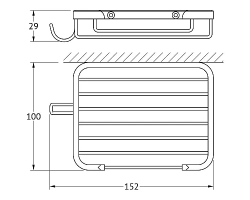 Приобрести Мыльница FBS Ryna RYN 015 в магазине сантехники Santeh-Crystal.ru
