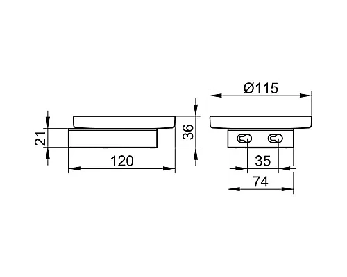 Купить Мыльница KEUCO Smart.2 14755019000 в магазине сантехники Santeh-Crystal.ru