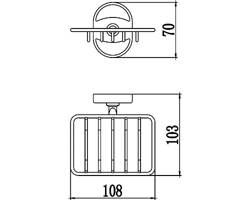 Купить Мыльница Savol 70 S-L07032 в магазине сантехники Santeh-Crystal.ru