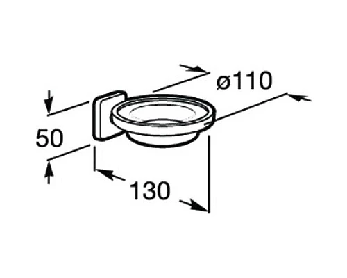 Приобрести Мыльница Roca Victoria 816683001 в магазине сантехники Santeh-Crystal.ru