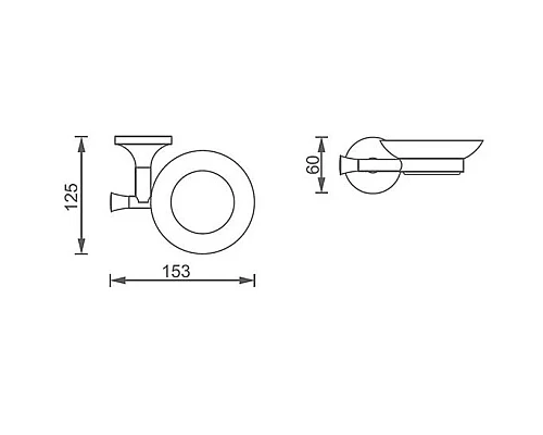 Мыльница AltroBagno Corposo AltroBagnoCorposo080709Cr