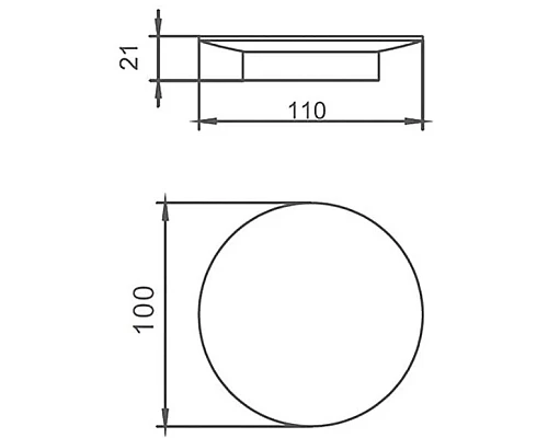 Мыльница AltroBagno AltroBagnoSD080711Cr