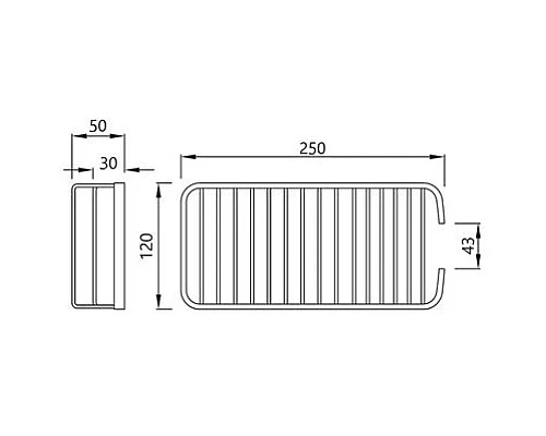 Заказать Полка Jaquar Continental ACN-CHR-1179N в магазине сантехники Santeh-Crystal.ru