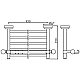 Приобрести Полка для полотенец 51,7 см Jaquar Queens AQN-CHR-7781B в магазине сантехники Santeh-Crystal.ru