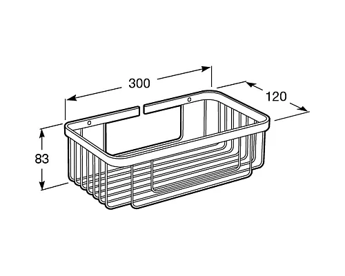 Приобрести Полка Roca Hotels 816730001 в магазине сантехники Santeh-Crystal.ru