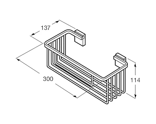 Купить Полка Roca Rubik 816853024 в магазине сантехники Santeh-Crystal.ru