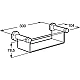 Купить Полка Roca Superinox 817311002 в магазине сантехники Santeh-Crystal.ru