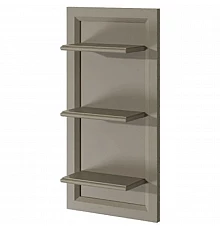 Панель с полками серый матовый Caprigo Jardin 10470-B021